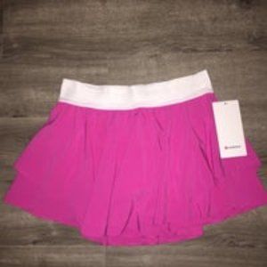 Lululemon Court Rival Skirt 8 Sonic Pink